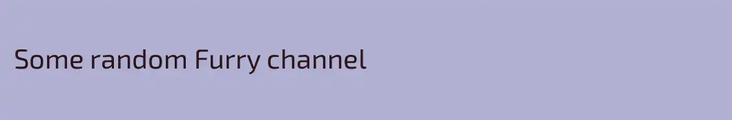 Some random Furry channel